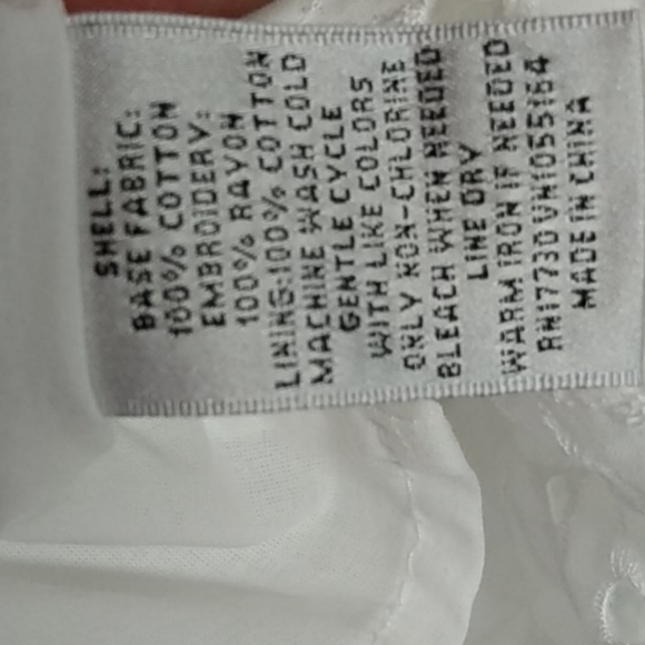 Lovely White Eyelet Detailed Mini Skater Skirt - Picture 9 of 12